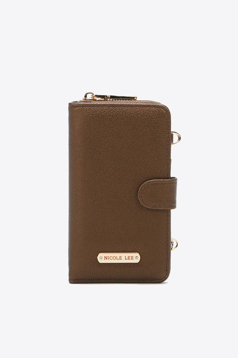 Nicole Lee USA Phone Case Wallet Vegan Leather Crossbody Cell Phone Case Wallet Various Colors, Black, Red, Mustard, Sage, Gray, Wine, Chestnut